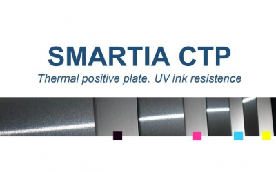 SMARTIA CTP – Thermal positive plate. UV ink resistence